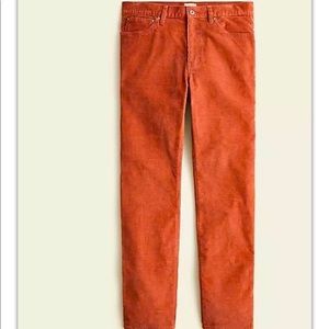J.CREW Corduroy Pants Athletic fit 30X32 (1040) New with tags